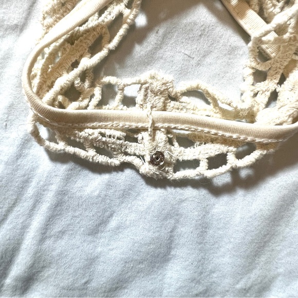 American Eagle Ivory Crochet Dress Sz L - Picture 7 of 7